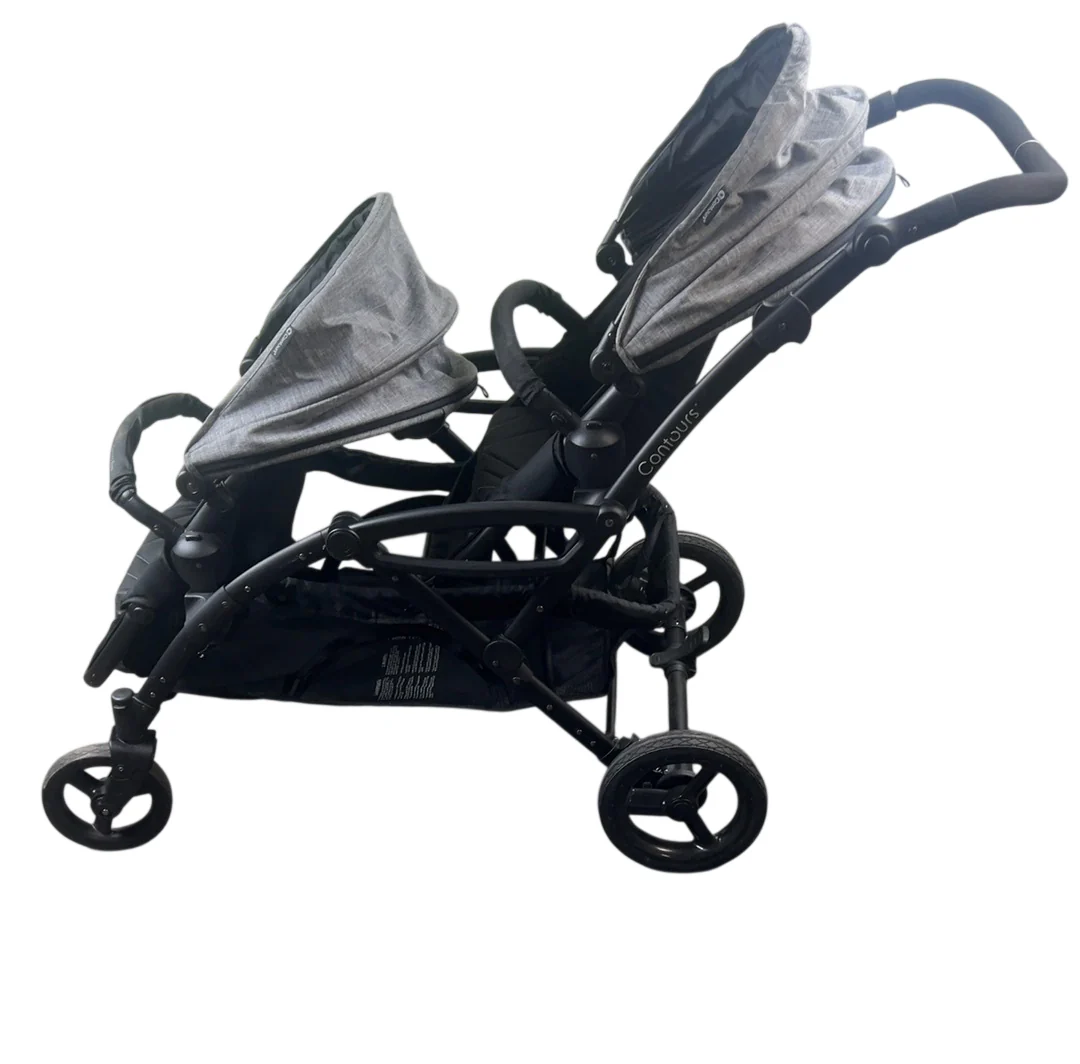 Contours Options Elite V2 Double Stroller, 2021, Graphite Grey - Image 4