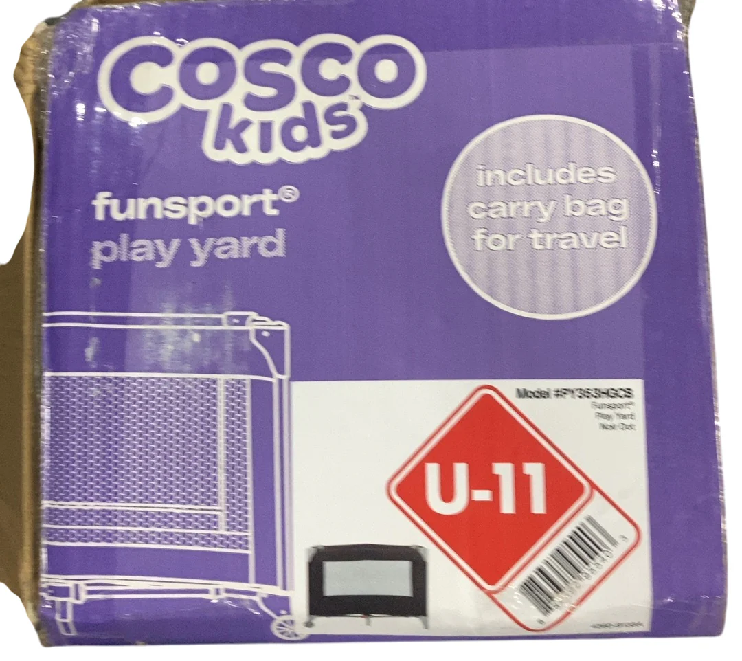 Cosco Kids Funsport Play Yard, Noir Dot - Image 3