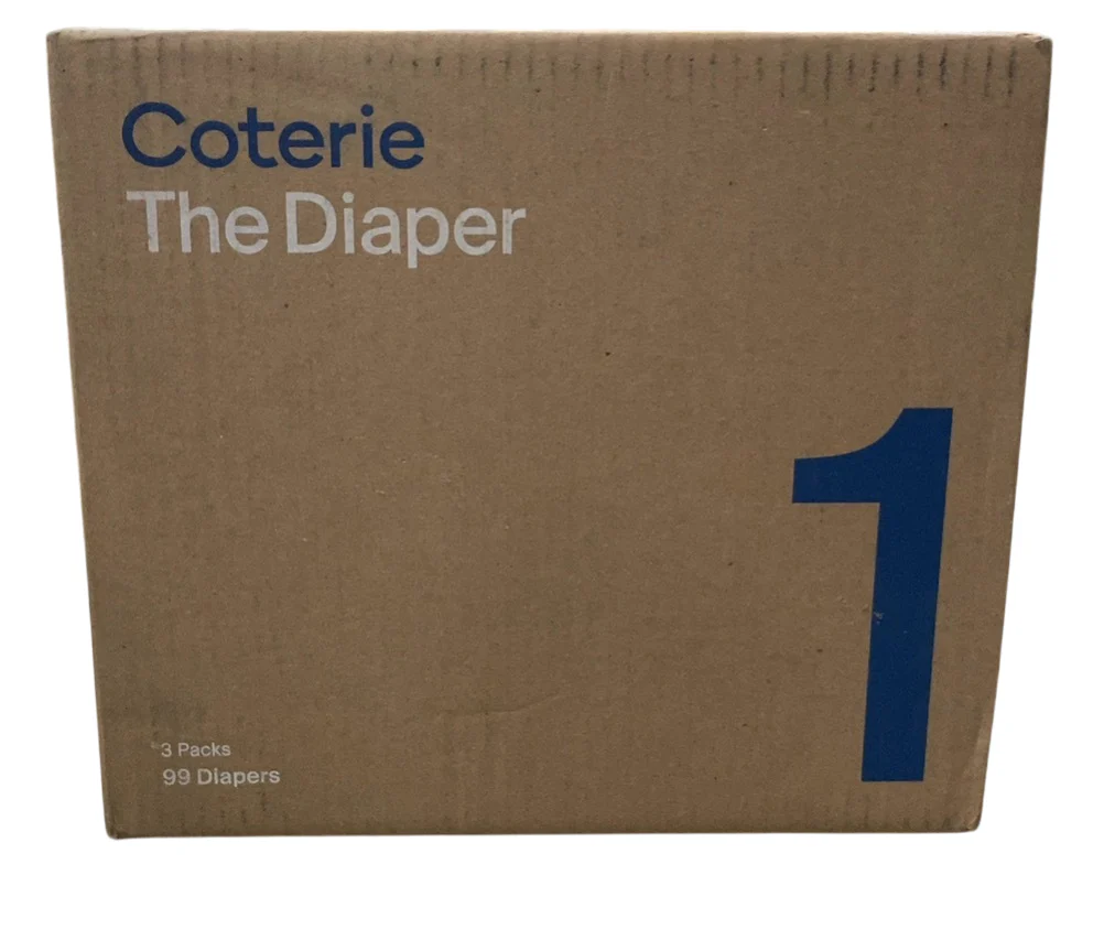 Coterie Size 1 Diapers, 99 Count - Image 2
