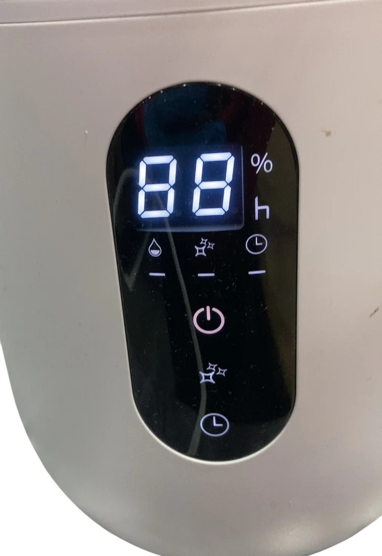 Crane 2 Gal. Ultrasonic Cool Mist Tower Humidifier with Germicidal UV-A Light, White - Image 3