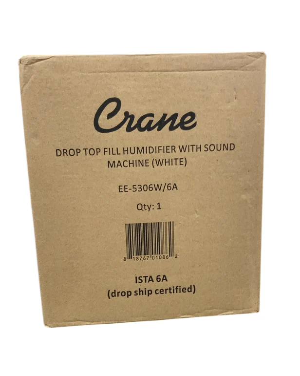 Crane 4-in-1 Drop Ultrasonic Cool Mist Humidifier, White - Image 5