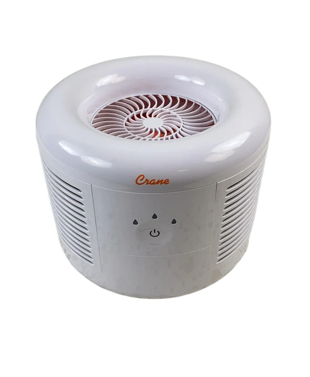 Crane Air Purifier With 3 Speed Settings, White
