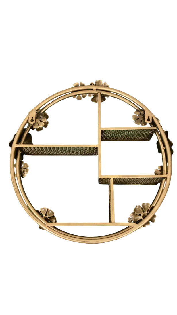 Crane Baby Brass Finish Wall Shelf - Image 2