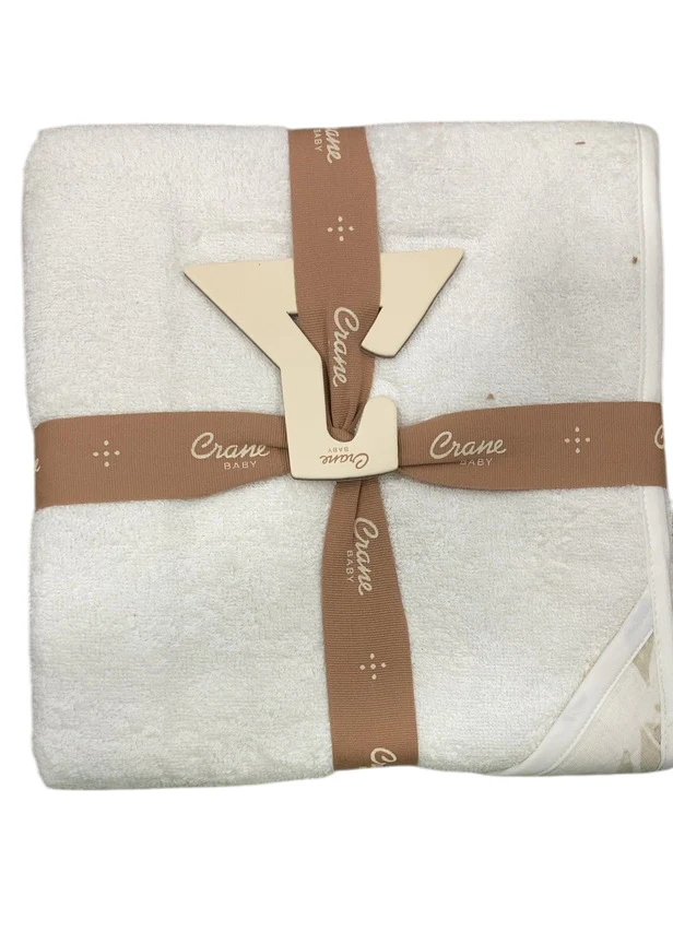 Crane Baby Cotton Hooded Towel, Kendi Safari Animal - Image 3