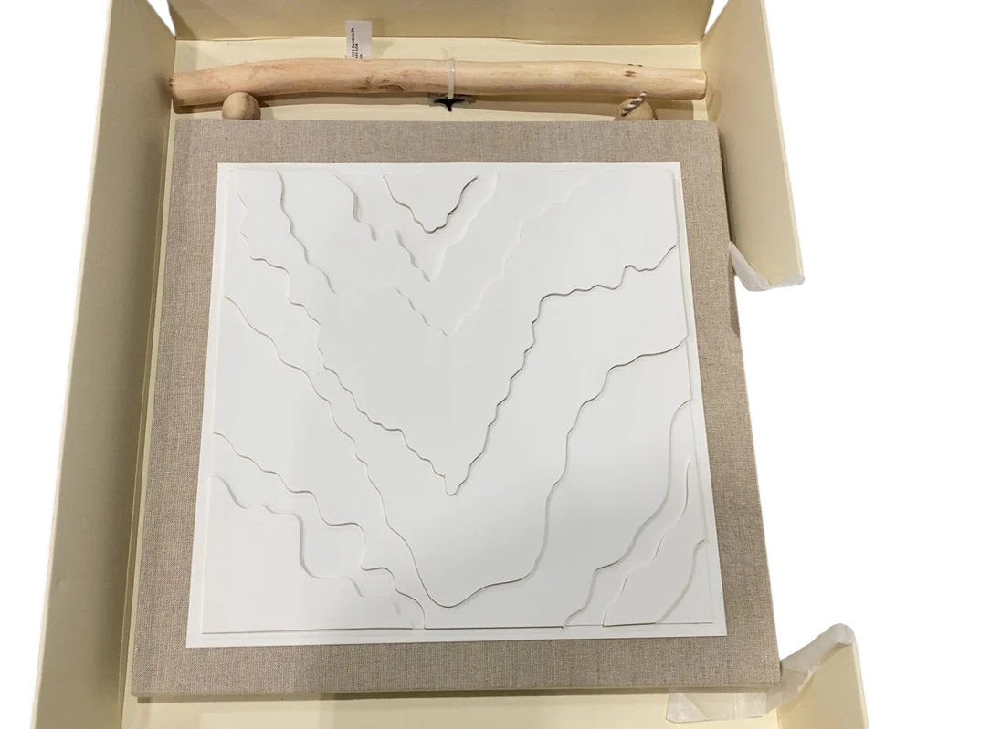 Crane Baby Cove 3-Piece Beach Themed Wall Decor, Beige - Image 4