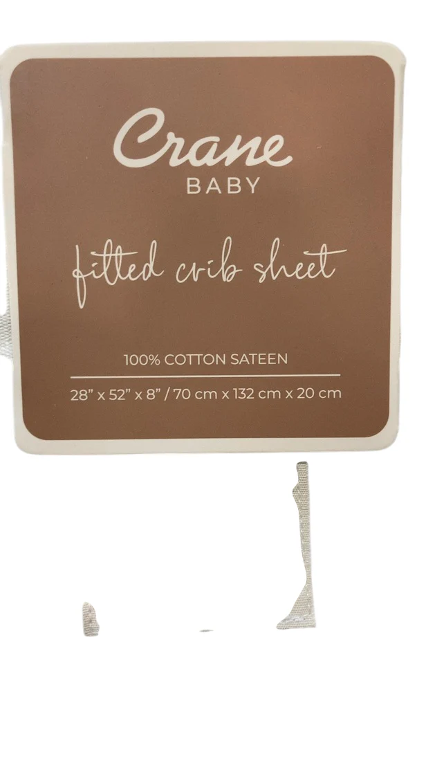 Crane Baby Crib Fitted Sheet, Sealife - Image 4