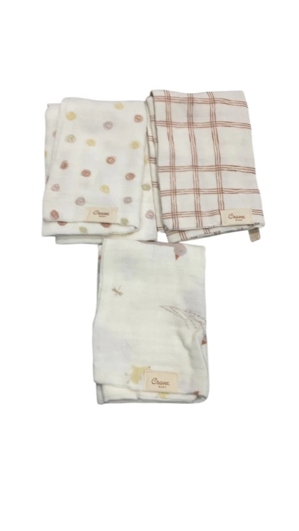 Crane Baby Hooded Towel & Washcloth Set, Charlie Farmhouse Goose - Image 3