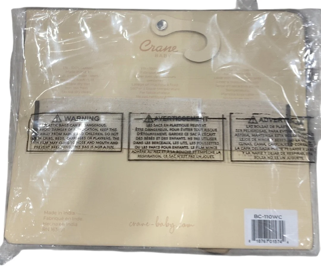 Crane Baby Wash Cloths 5-Piece Set, Ezra (Woodland Animal) - Image 3