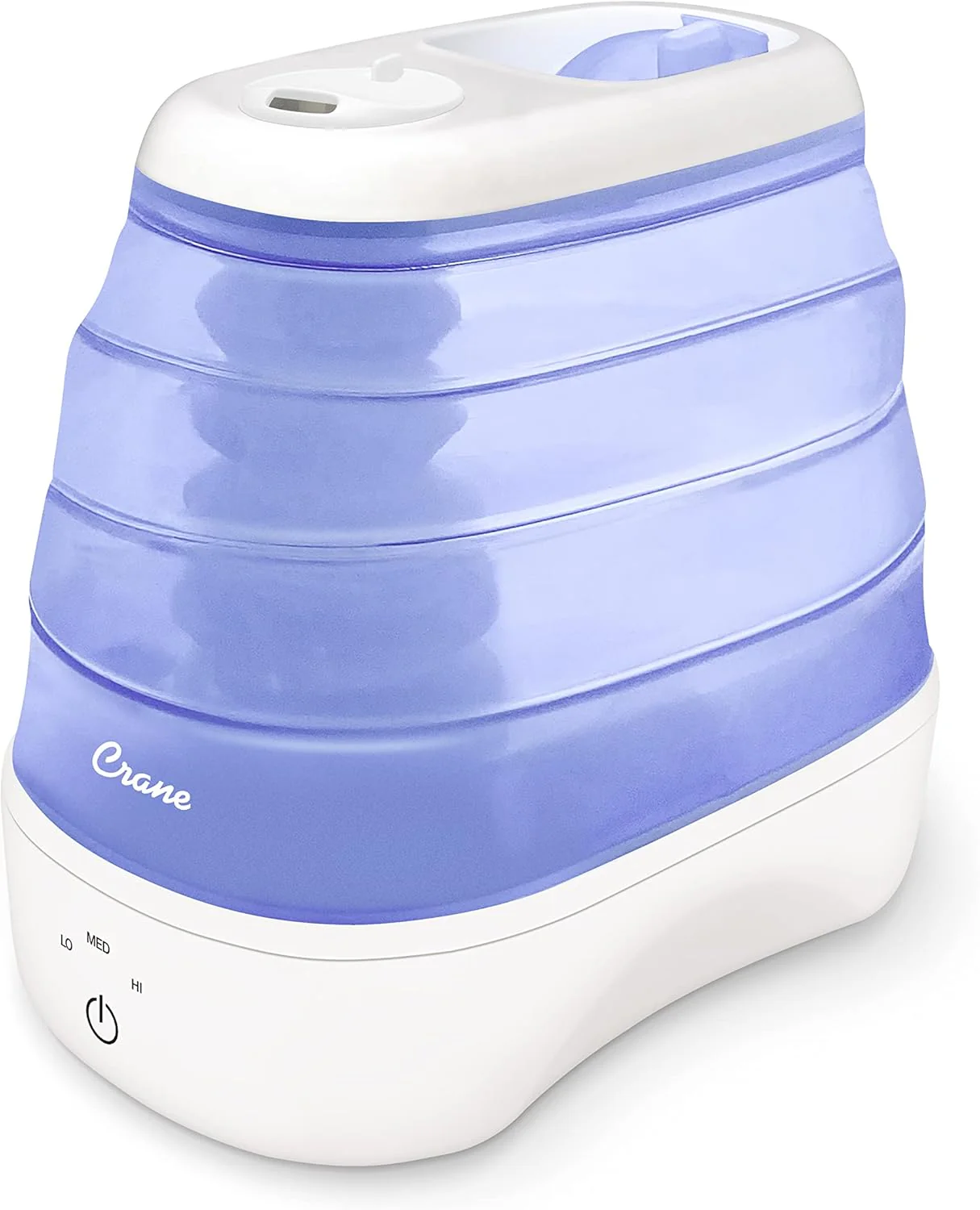 Crane Cool Mist Collapsible Humidifier, Blue/White