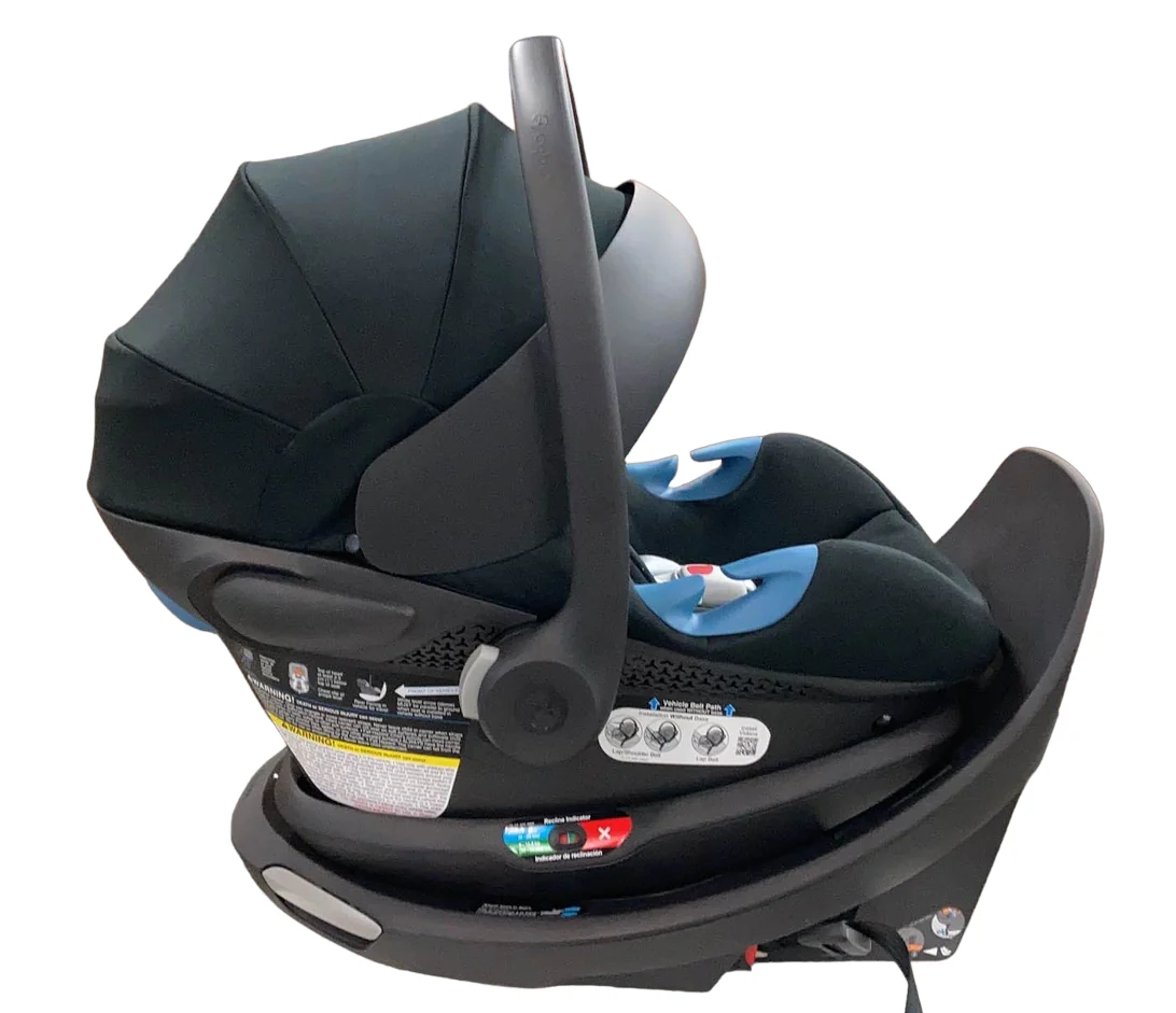 Cybex Aton G Swivel Infant Car Seat and Base, 2023, Moon Black - Image 3