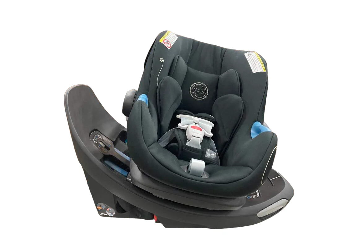 Cybex Aton G Swivel Infant Car Seat and Base, 2023, Moon Black - Image 4