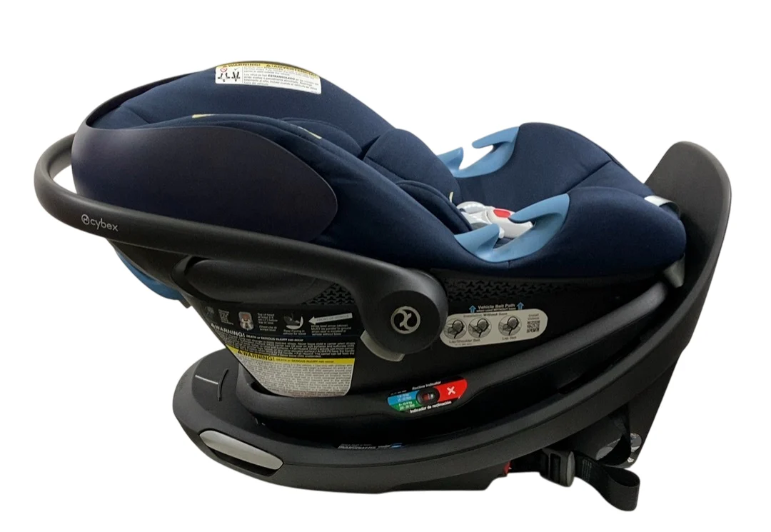 Cybex Aton G Swivel Infant Car Seat And Base, Ocean Blue, 2024 - Image 2