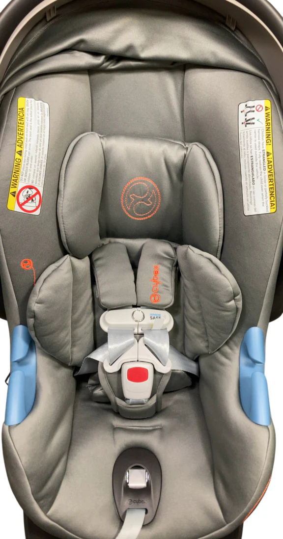 Cybex Aton G Swivel SensorSafe Rotating Infant Car Seat, 2023, Lava Grey - Image 6