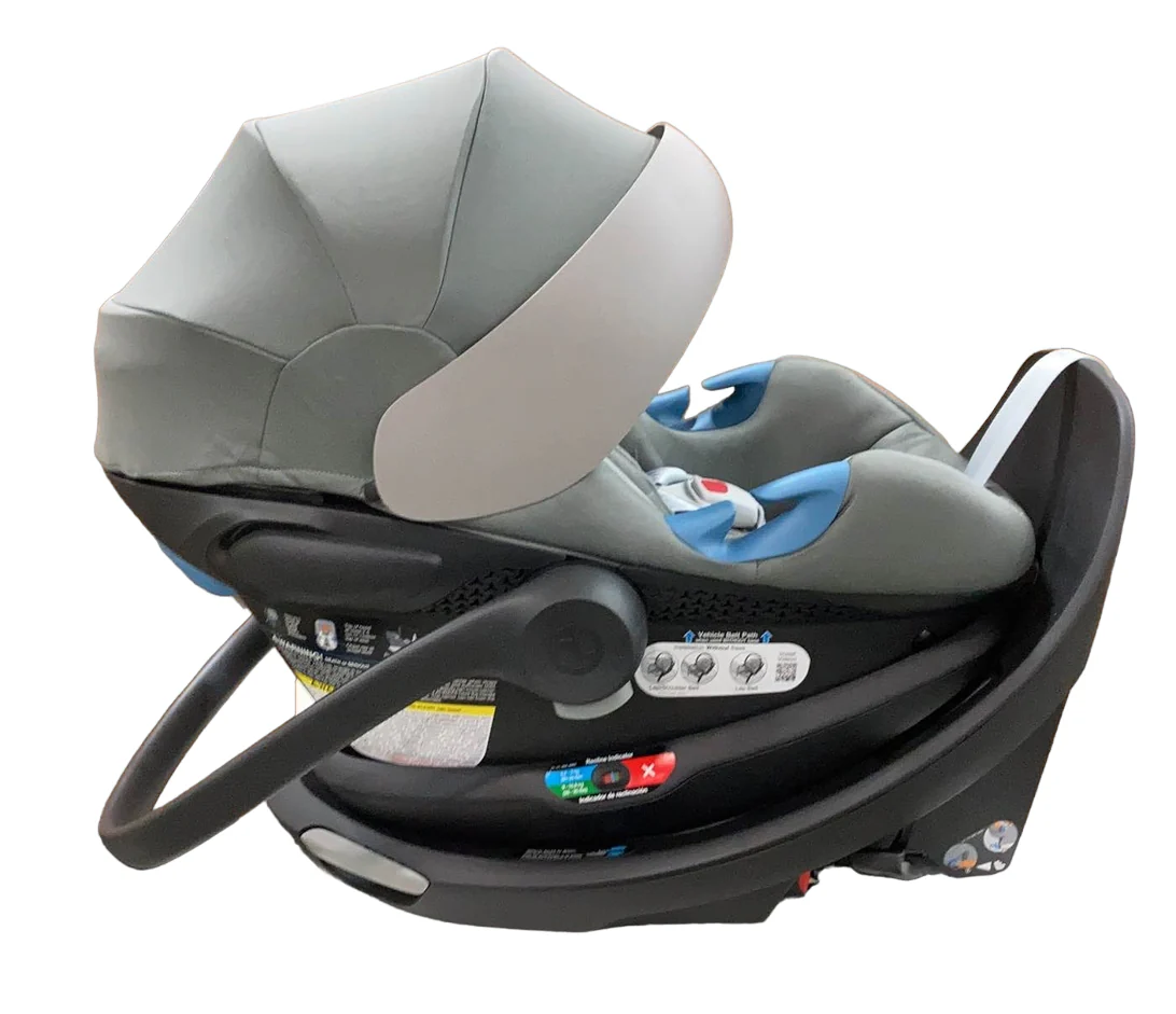 Cybex Aton G Swivel SensorSafe Rotating Infant Car Seat, 2023, Lava Grey - Image 2