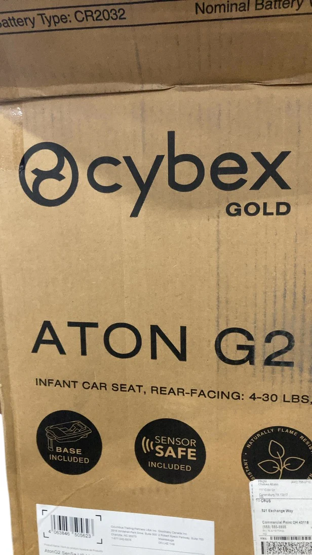 Cybex Aton G2 Infant Car Seat with Load Leg Base, Moon Black, 2025 - Image 4