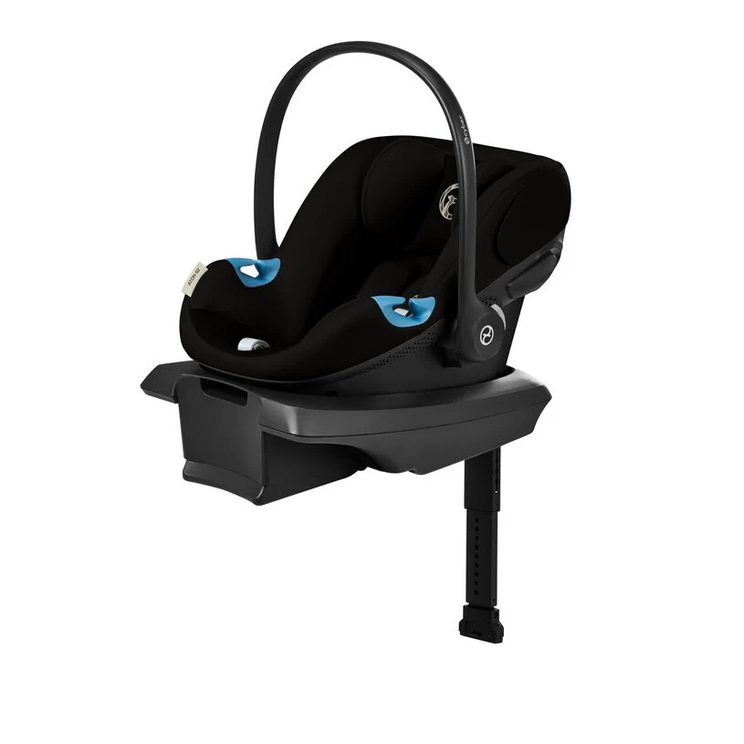 Cybex Aton G2 Swivel Infant Car Seat with Load Leg Base, 2025, Moon Black