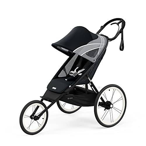 Cybex AVI Jogging Stroller, 2021, All Black - Image 11