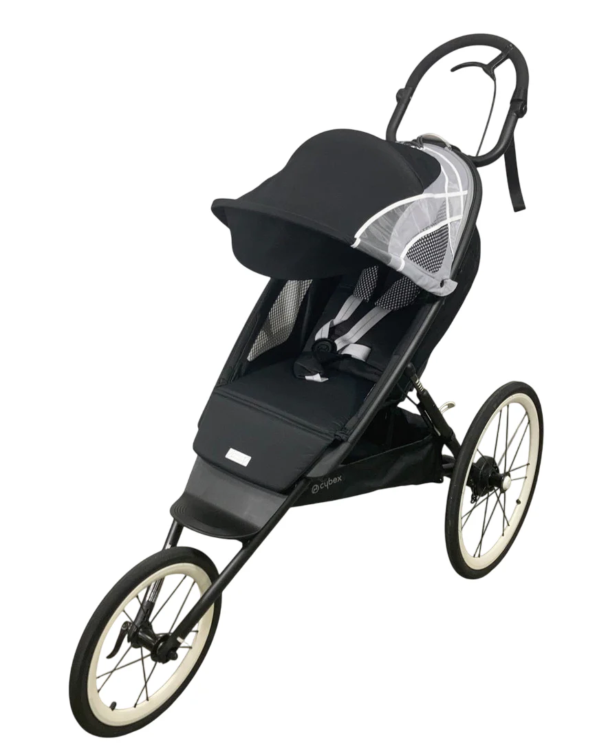 Cybex AVI Jogging Stroller, 2021, All Black - Image 2
