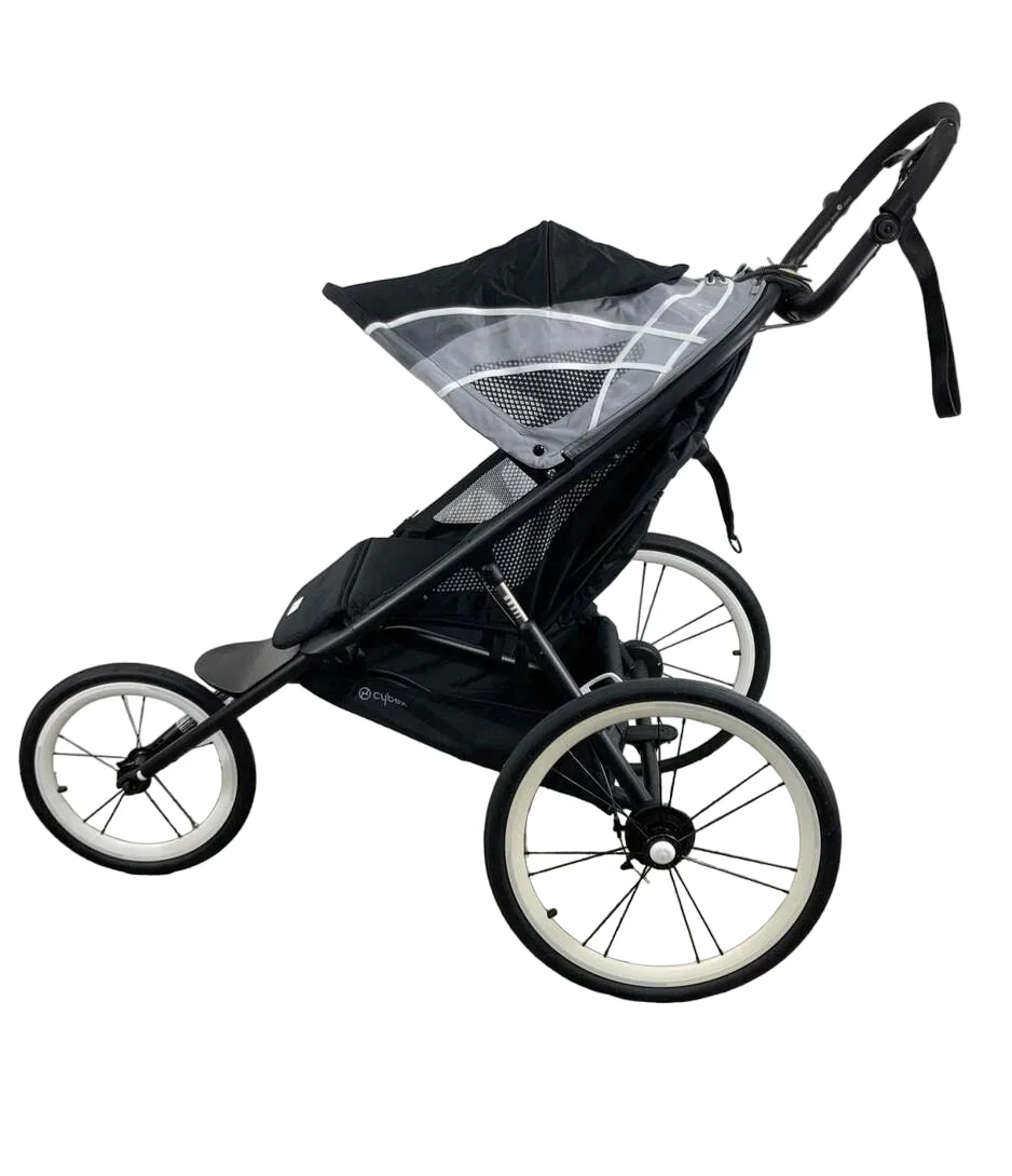 Cybex AVI Jogging Stroller, 2021, All Black - Image 3