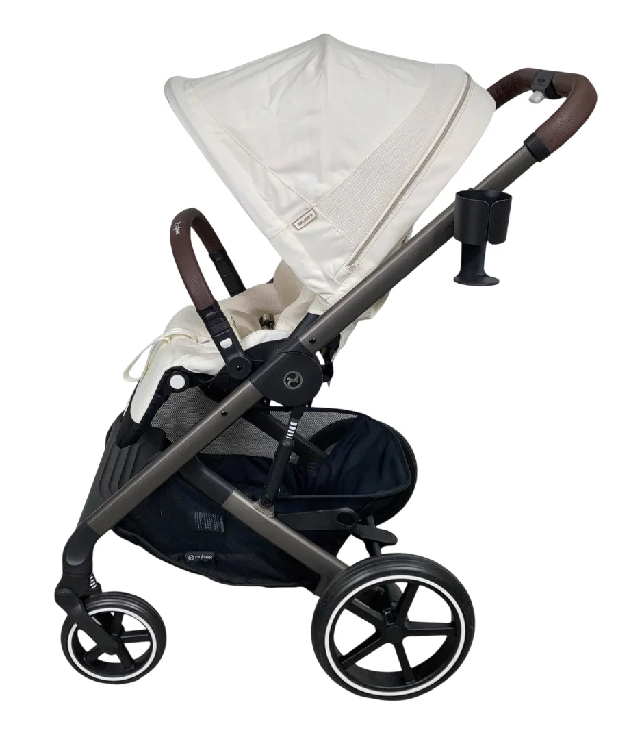 Cybex Balios S Lux Stroller, 2023, Seashell Beige, Taupe - Image 2