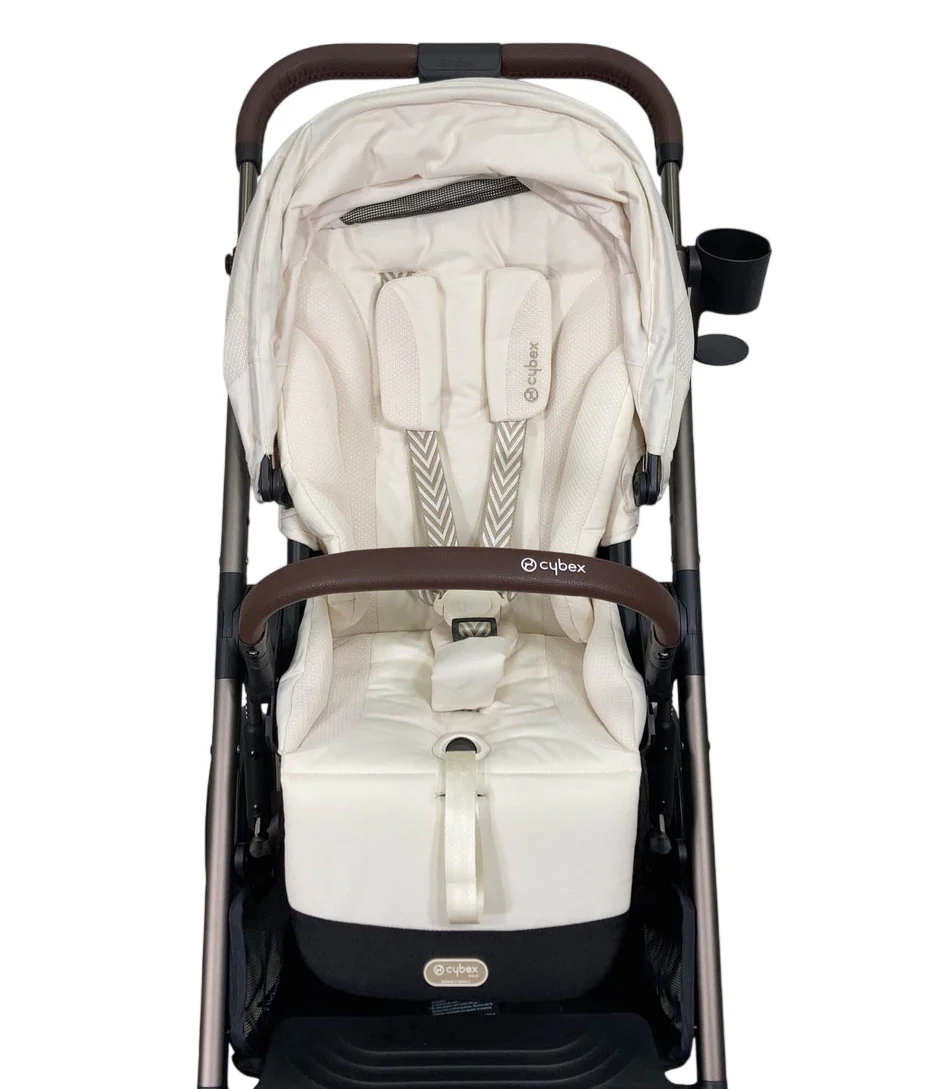 Cybex Balios S Lux Stroller, 2023, Seashell Beige, Taupe - Image 5