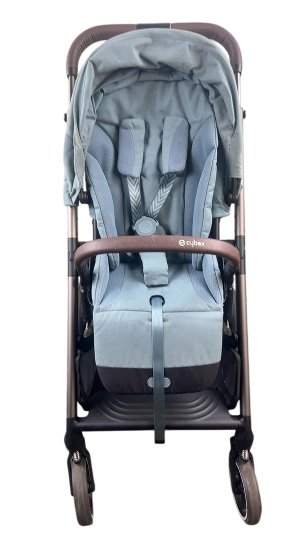 Cybex Balios S Lux Stroller, 2023, Sky Blue, Taupe - Image 5
