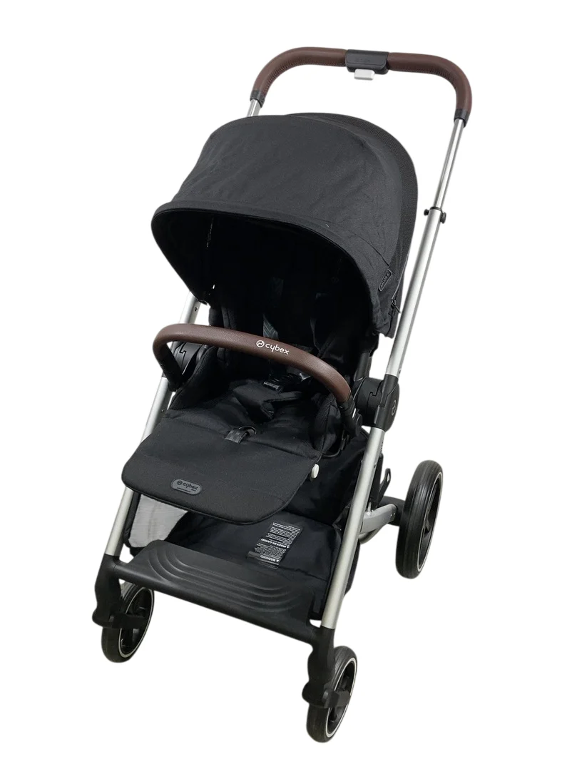 Cybex Balios S Lux Stroller, 2024, Moon Black, Silver