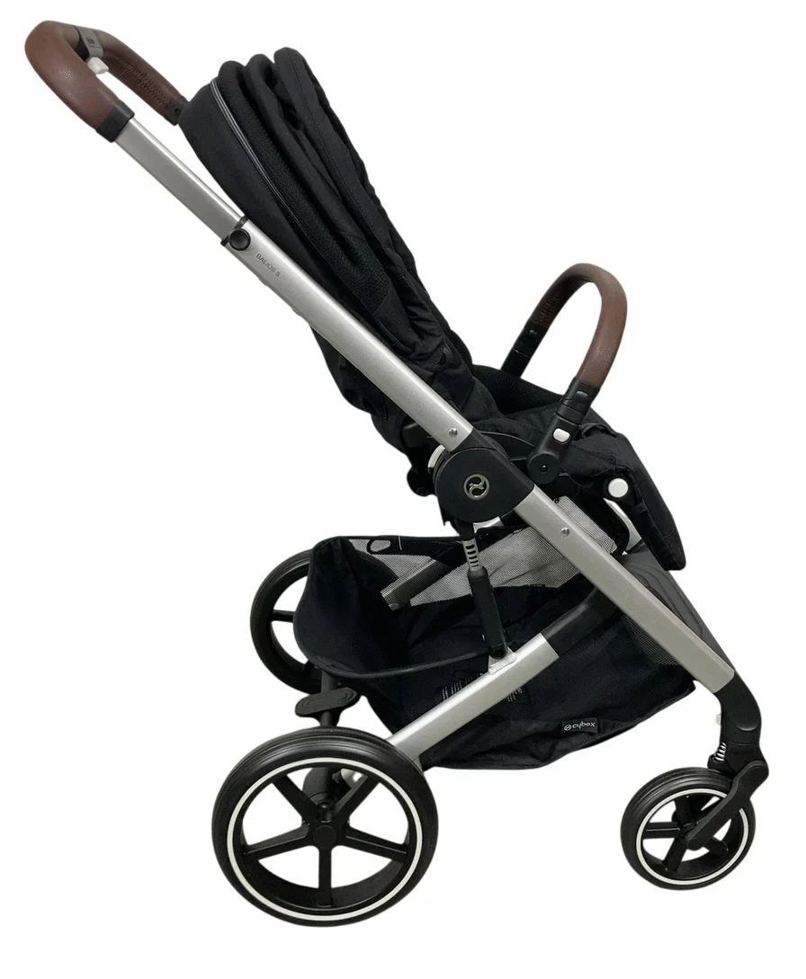 Cybex Balios S Lux Stroller, 2024, Moon Black, Silver - Image 2