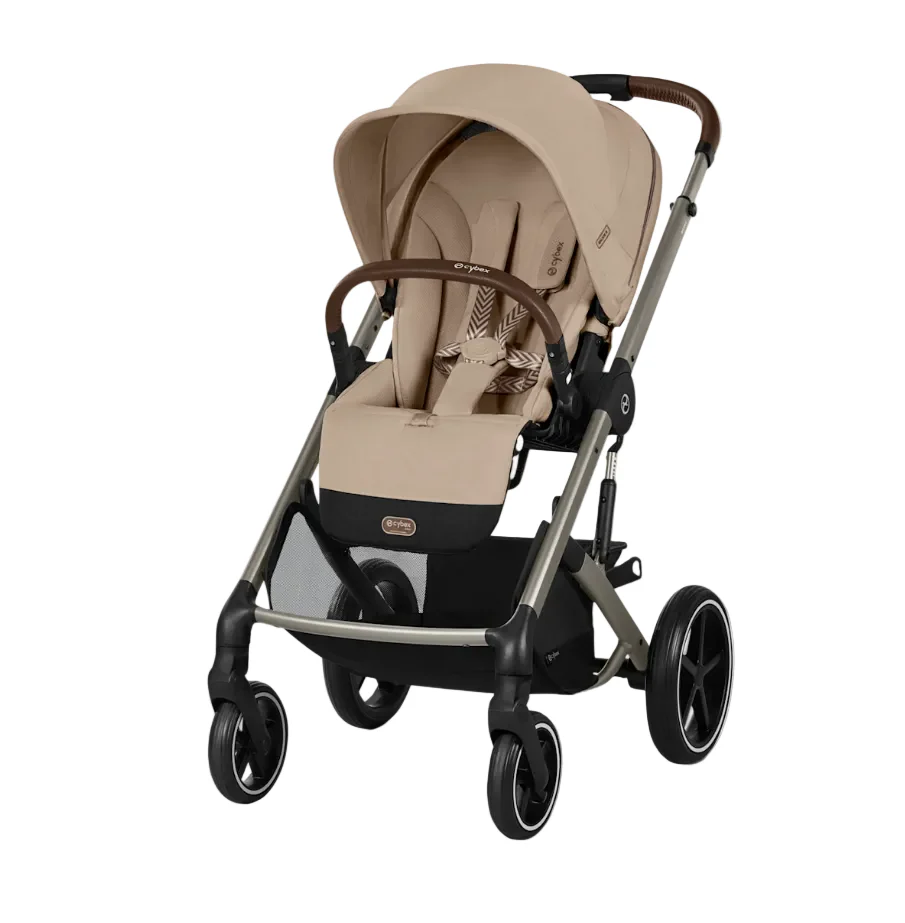 Cybex Balios S Lux Stroller, 2025, Almond Beige, Silver