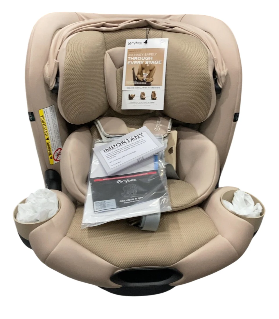 Cybex Callisto G 360 All-in-One Car Seat, 2025, Almond Beige - Image 4