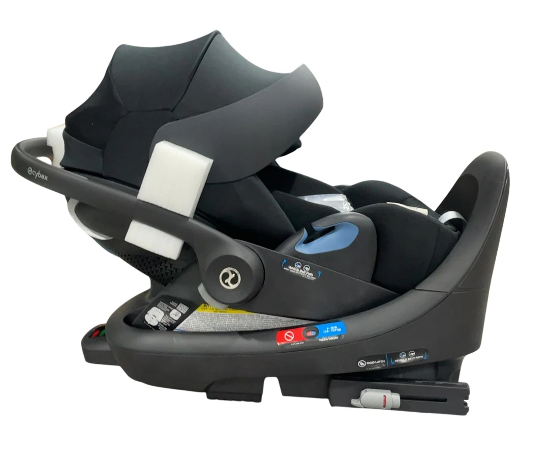 Cybex Cloud G Pro Comfort Extend Infant Car Seat, Moon Black, 2025 - Image 2