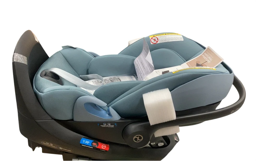 Cybex Cloud G Pro Comfort Extend Infant Car Seat, Stormy Blue, 2025 - Image 2