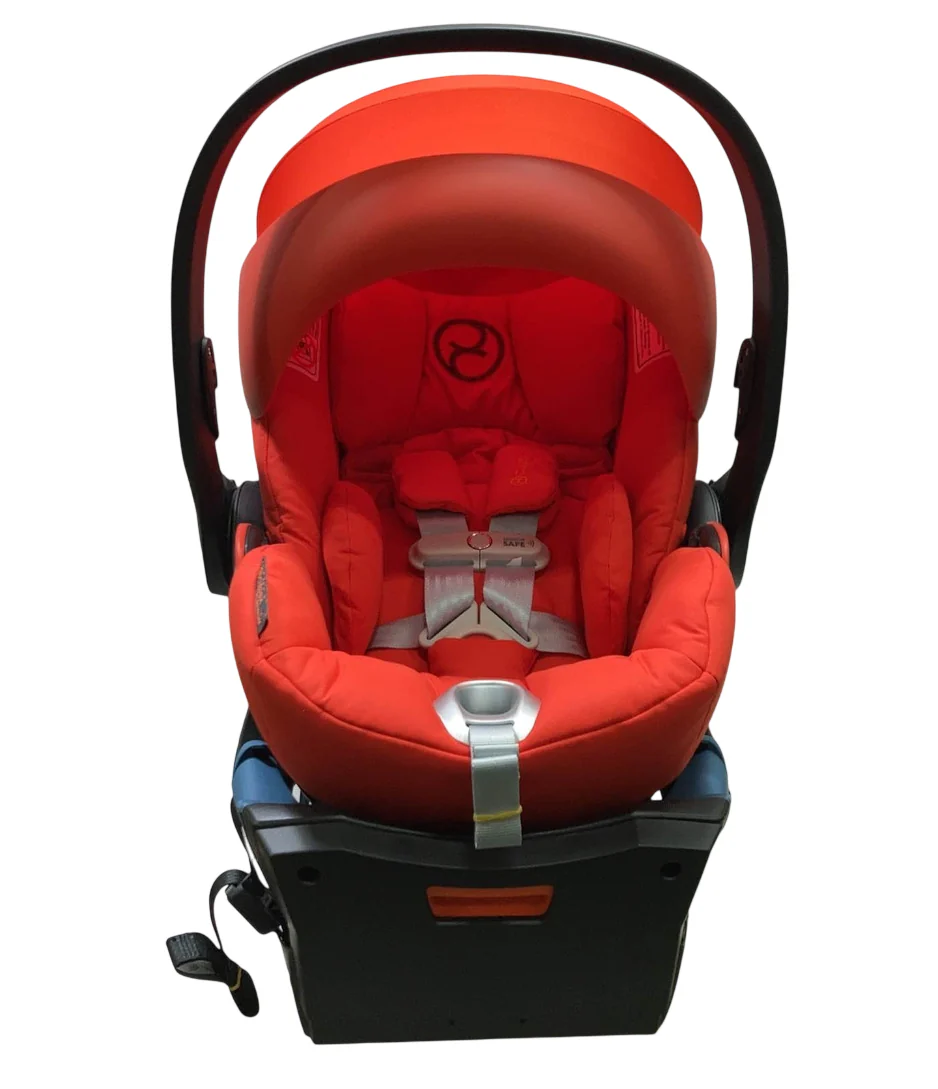 Cybex Cloud Q Infant Car Seat with SensorSafe, 2021, Autumn Gold - Image 4