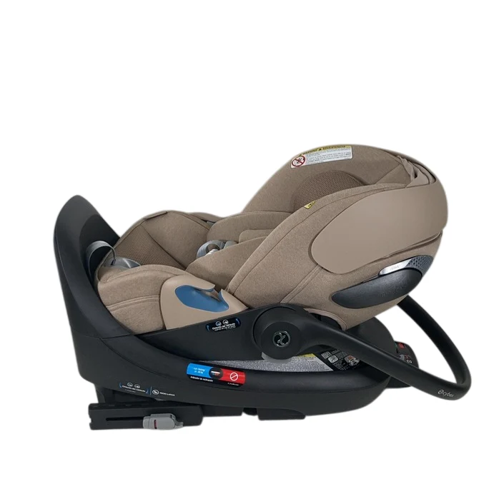 Cybex Cloud T SensorSafe Infant Car Seat With Base, Cozy Beige, 2025 - Image 3