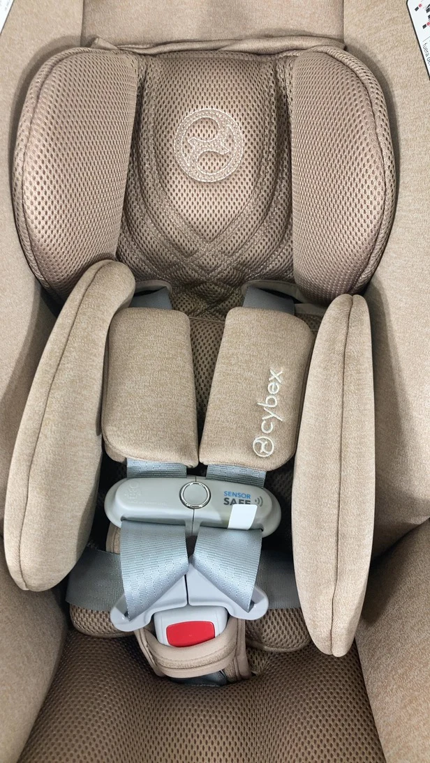 Cybex Cloud T SensorSafe Infant Car Seat With Base, Cozy Beige, 2025 - Image 6