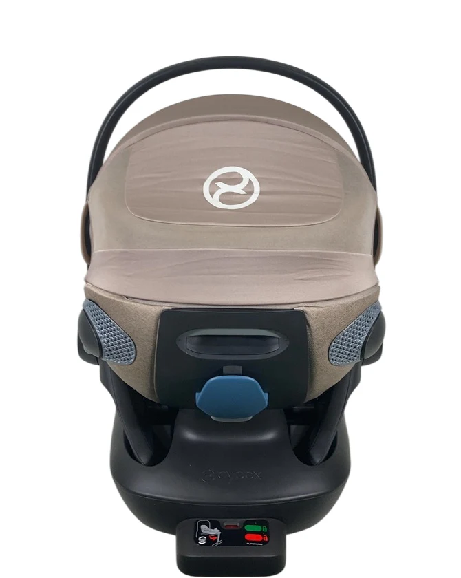 Cybex Cloud T SensorSafe Infant Car Seat With Base, Cozy Beige, 2025 - Image 7