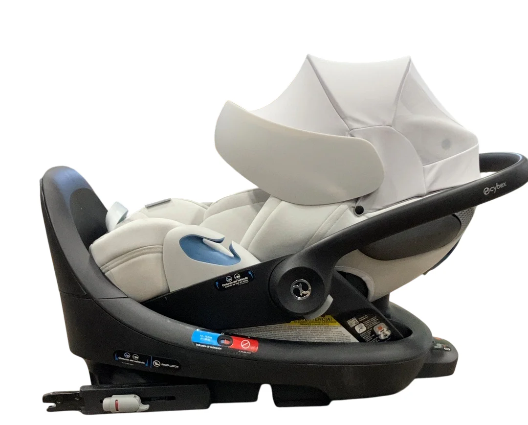 Cybex Cloud T SensorSafe Infant Car Seat With Base, 2025, Platinum White - Image 2