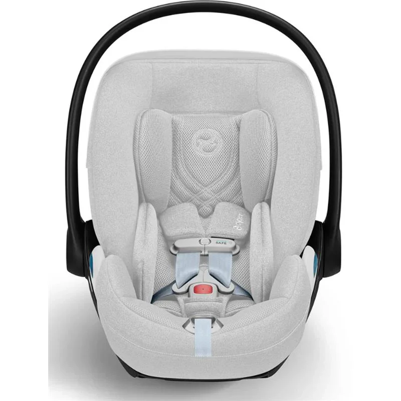Cybex Cloud T SensorSafe Infant Car Seat With Load Leg Base, 2024, Platinum White - Image 2