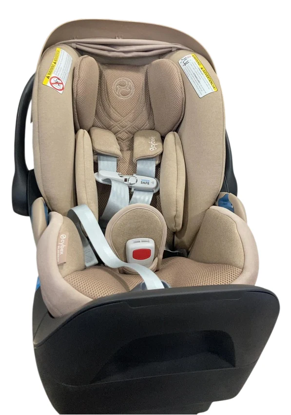 Cybex Cloud T SensorSafe Infant Car Seat With Load Leg Base, Cozy Beige, 2025 - Image 3