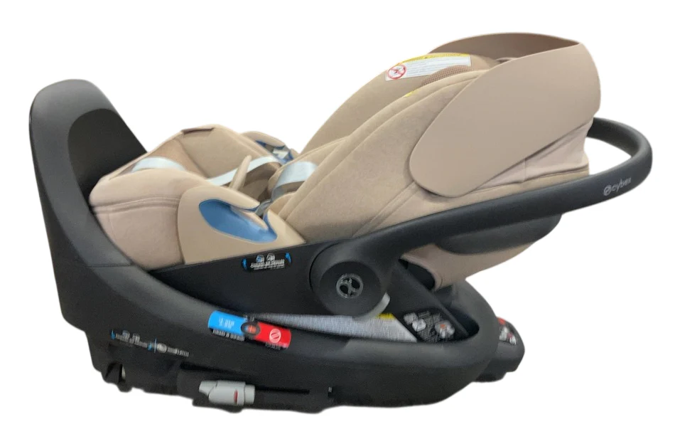 Cybex Cloud T SensorSafe Infant Car Seat With Load Leg Base, Cozy Beige, 2025 - Image 4