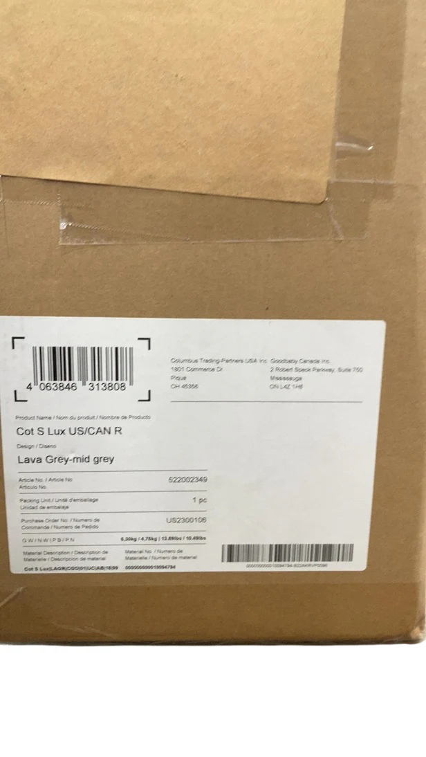 Cybex Cot S Lux, Lava Grey - Image 9