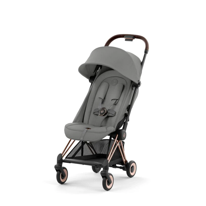Cybex Coya Stroller, 2023, Mirage Grey, Rose Gold
