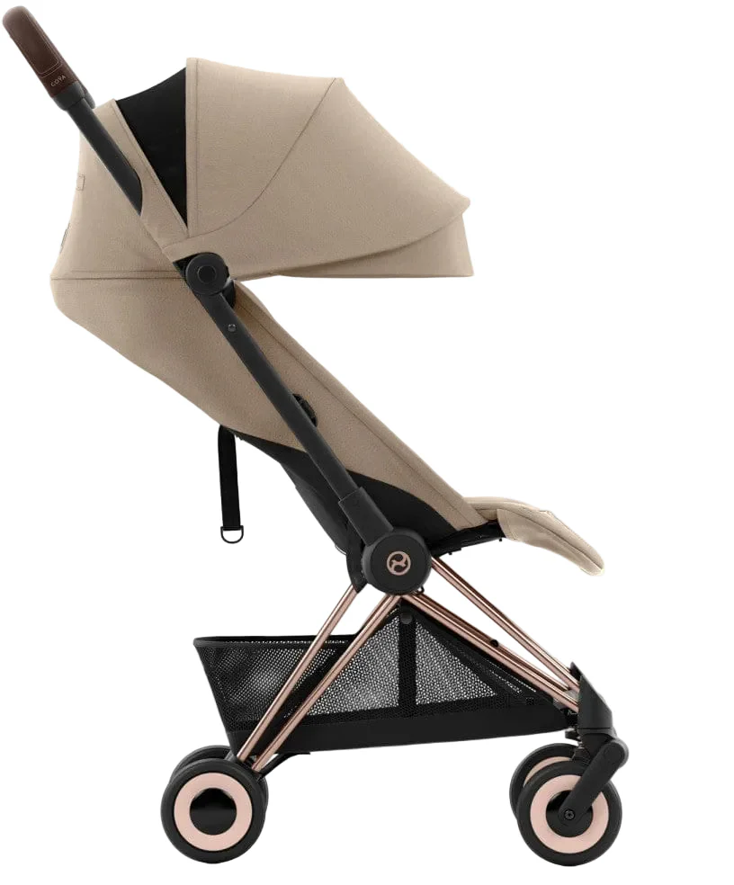 Cybex Coya Stroller, 2024, Cozy Beige, Rose Gold - Image 2