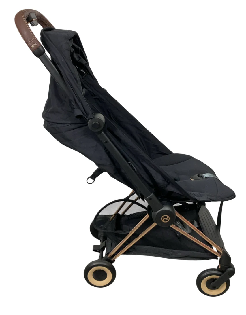 Cybex Coya Stroller, 2024, Rose Gold, Sepia Black - Image 2