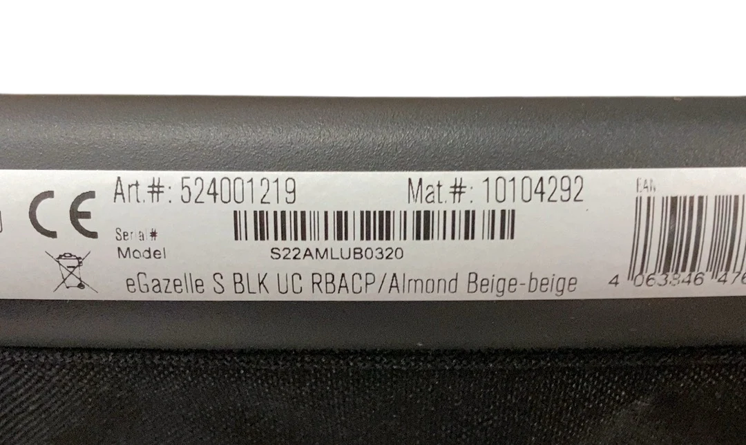 Cybex e-Gazelle S Stroller, 2024, Almond Beige, Black - Image 13