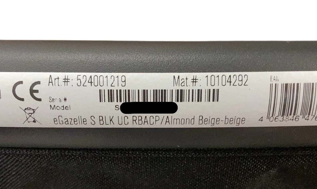 Cybex e-Gazelle S Stroller, 2024, Almond Beige, Black - Image 8