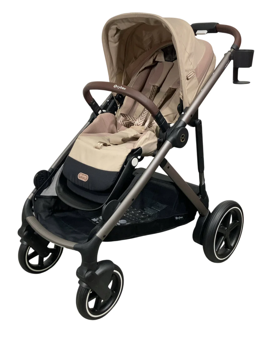 Cybex e-Gazelle S Stroller, 2024, Almond Beige, Taupe