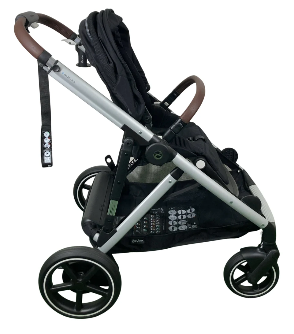 Cybex e-Gazelle S Stroller, 2024, Black, Moon Black - Image 2