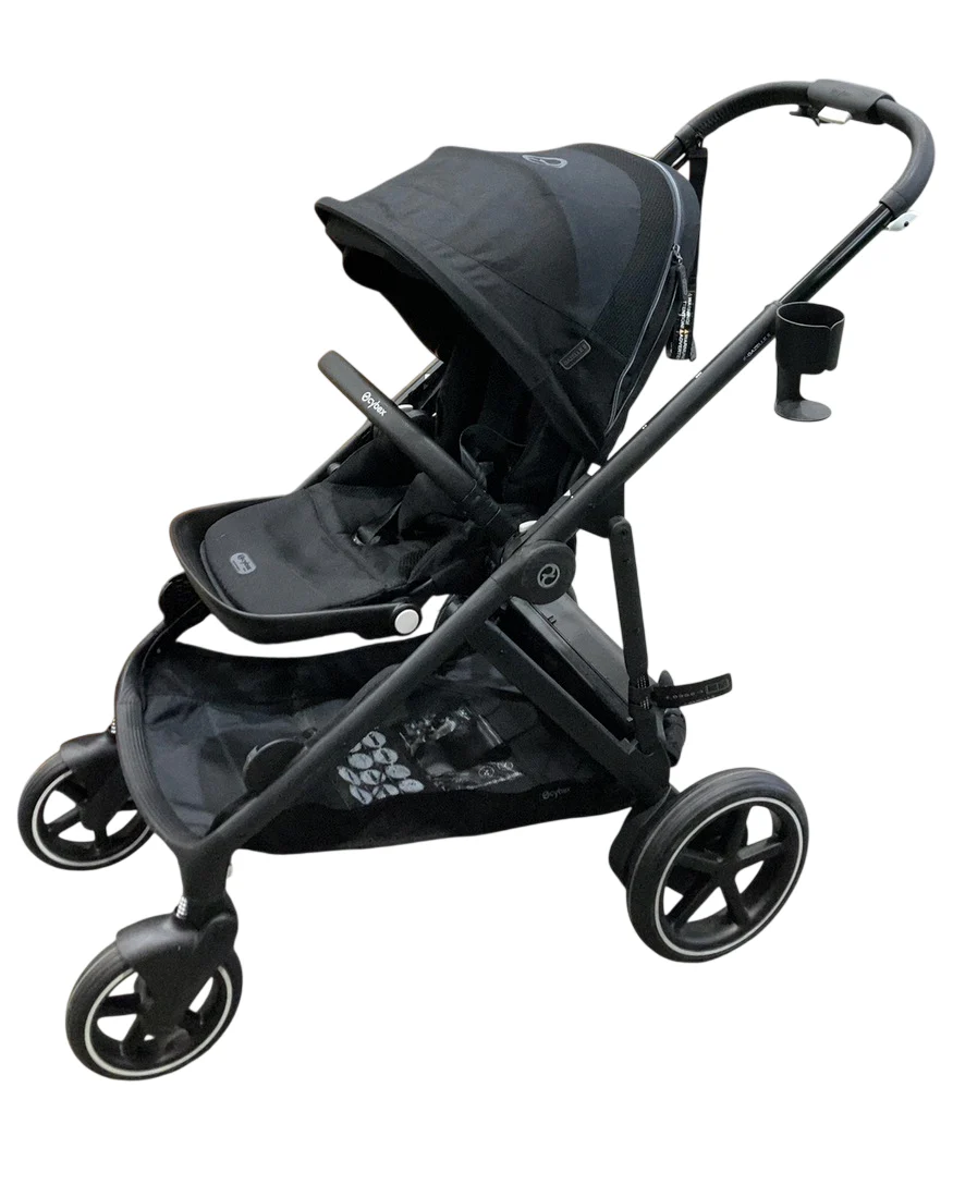 Cybex e-Gazelle S Stroller, 2024, Black, Moon Black