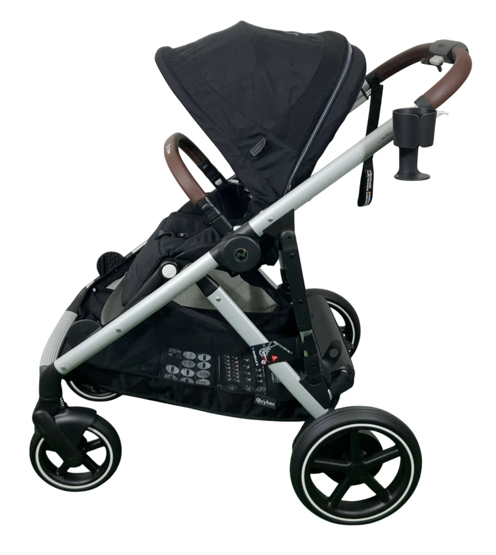Cybex e-Gazelle S Stroller, 2024, Black, Moon Black - Image 3